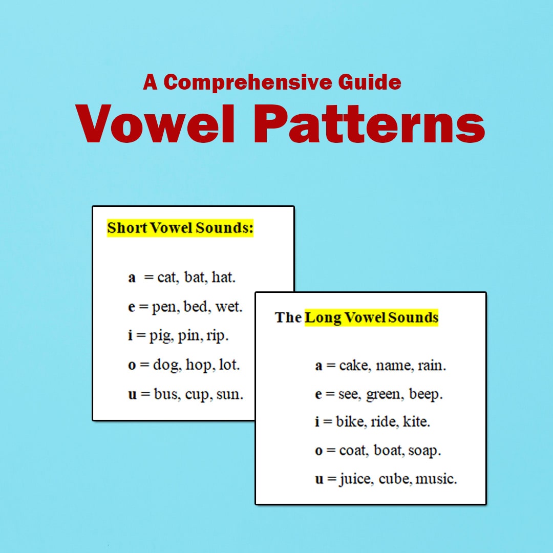 Vowel Patterns for Kids: A Comprehensive Guide